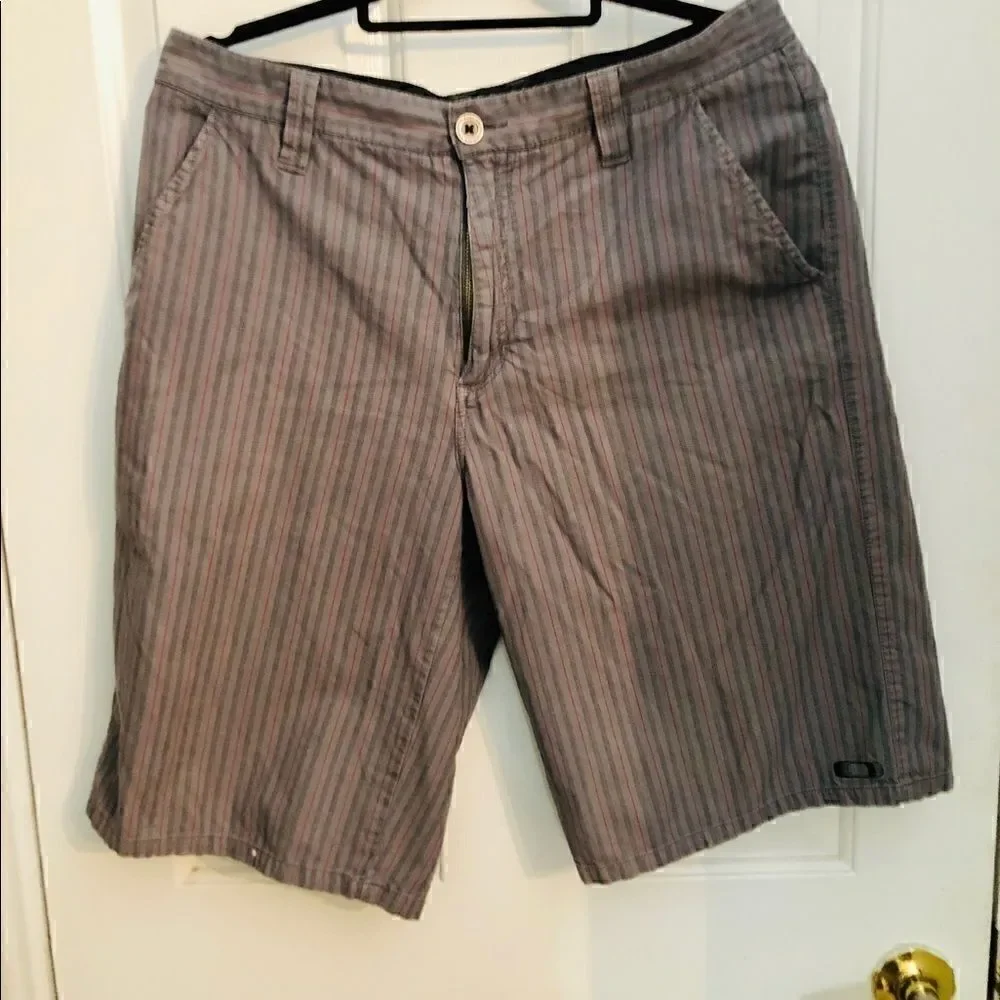 Oakley flat shorts.
